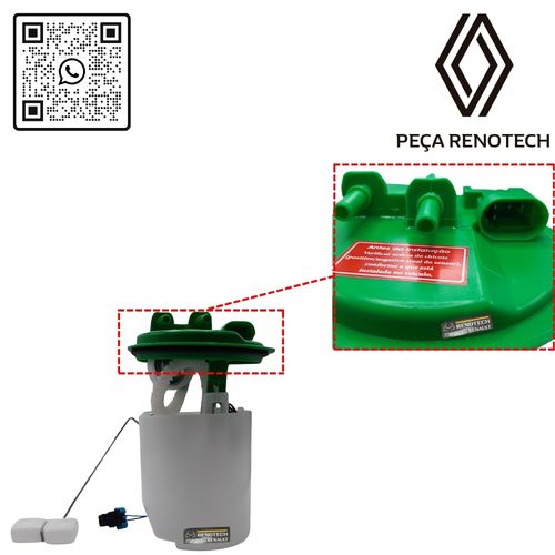 RN 616585-X 8200616585 BOMBA DE COMB. COMP. LOGSAN ...13DUSTER 1.6 16V - 3